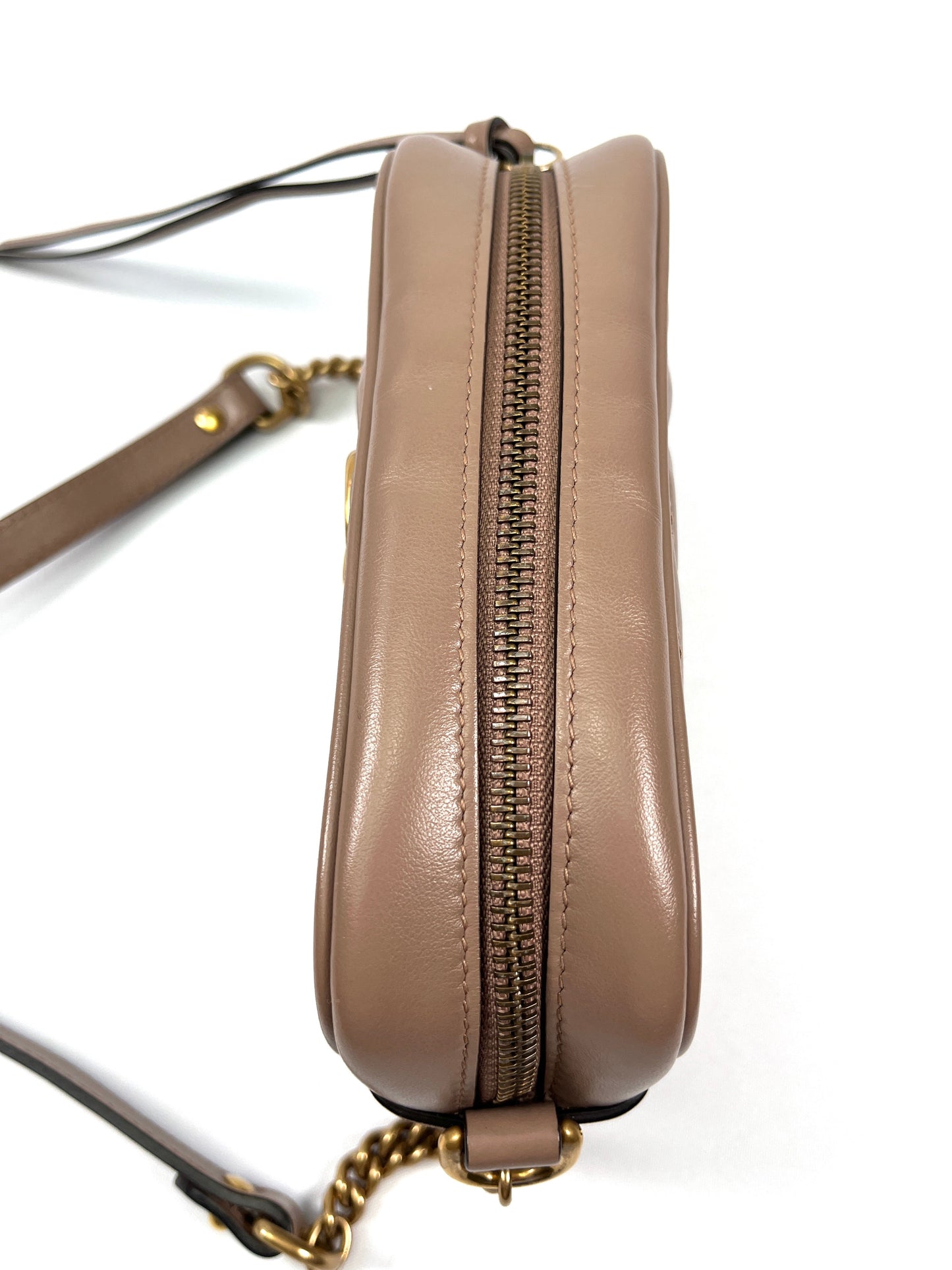 GUCCI - MARMONT MATELASSE MINI BAG DUSTY PINK