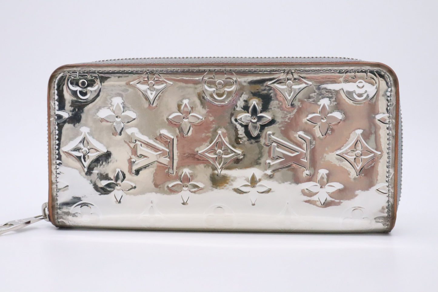 Louis Vuitton Zippy Vertical Wallet in Monogram Mirror Canvas