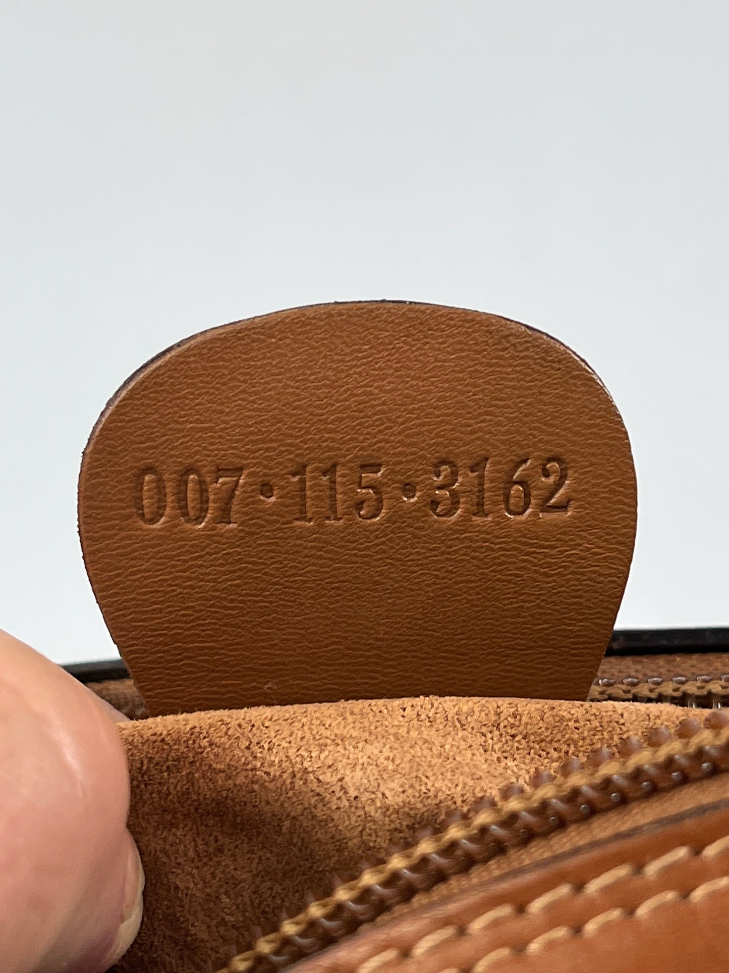GUCCI - TAN LEATHER CAMERA CROSS BODY - VINTAGE