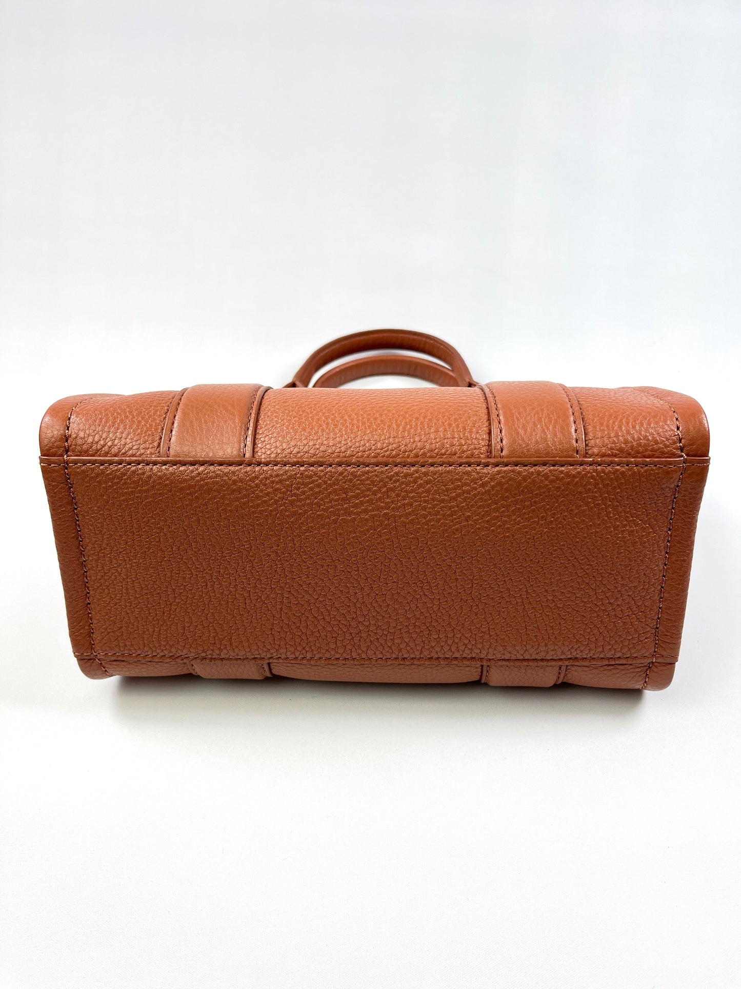 MARC JACOBS - THE MINI LEATHER TOTE BAG IN TAN