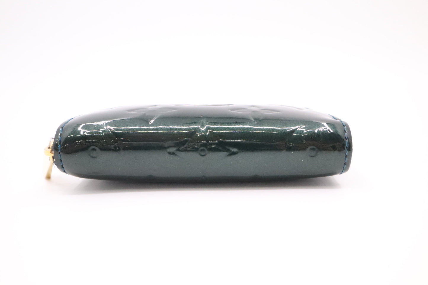 Louis Vuitton Zippy Coin Wallet in Green Vernis Leather