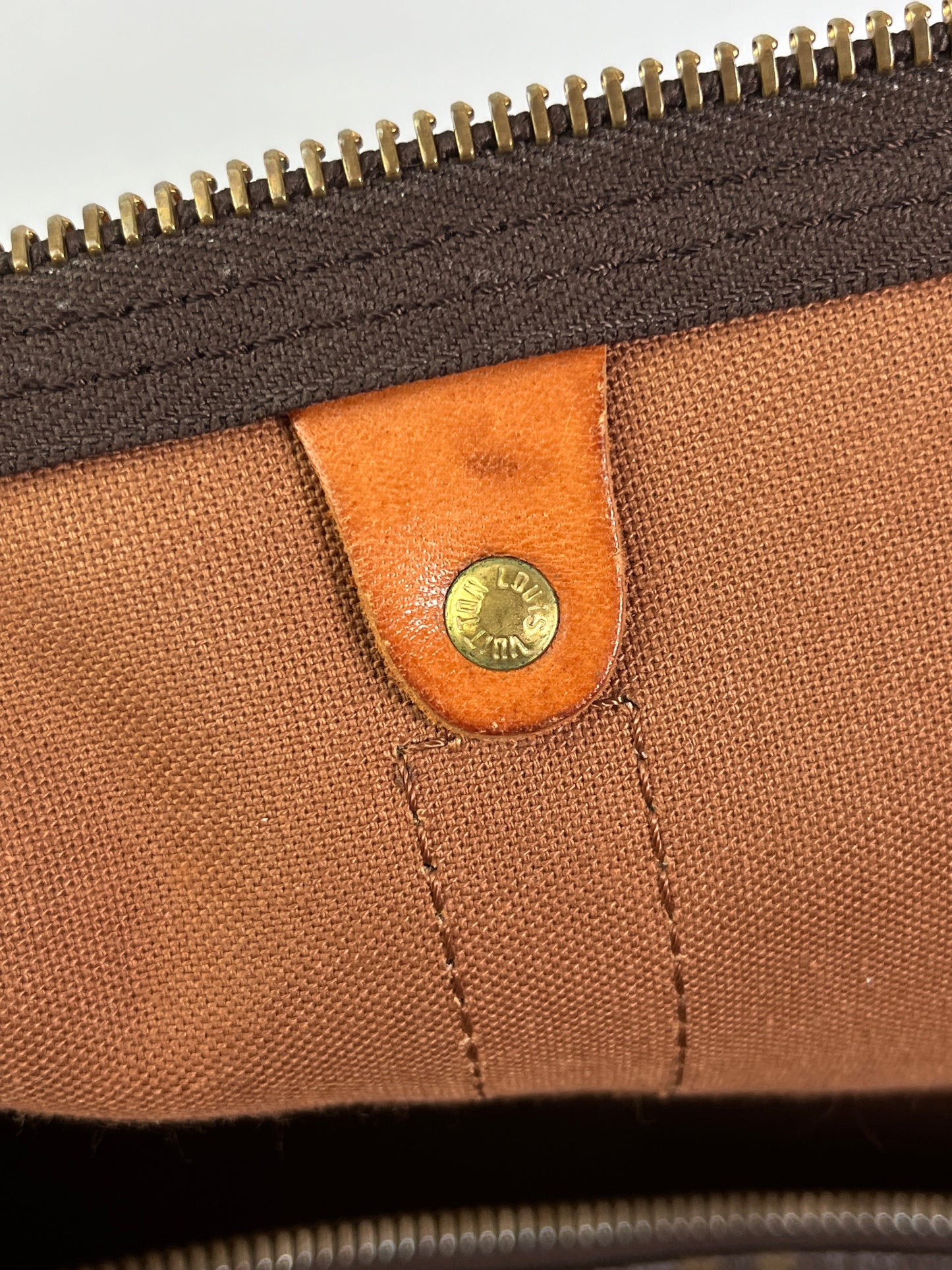 LOUIS VUITTON - VINTAGE MONOGRAM KEEPALL BANDOULIERE 60 - YR 1987