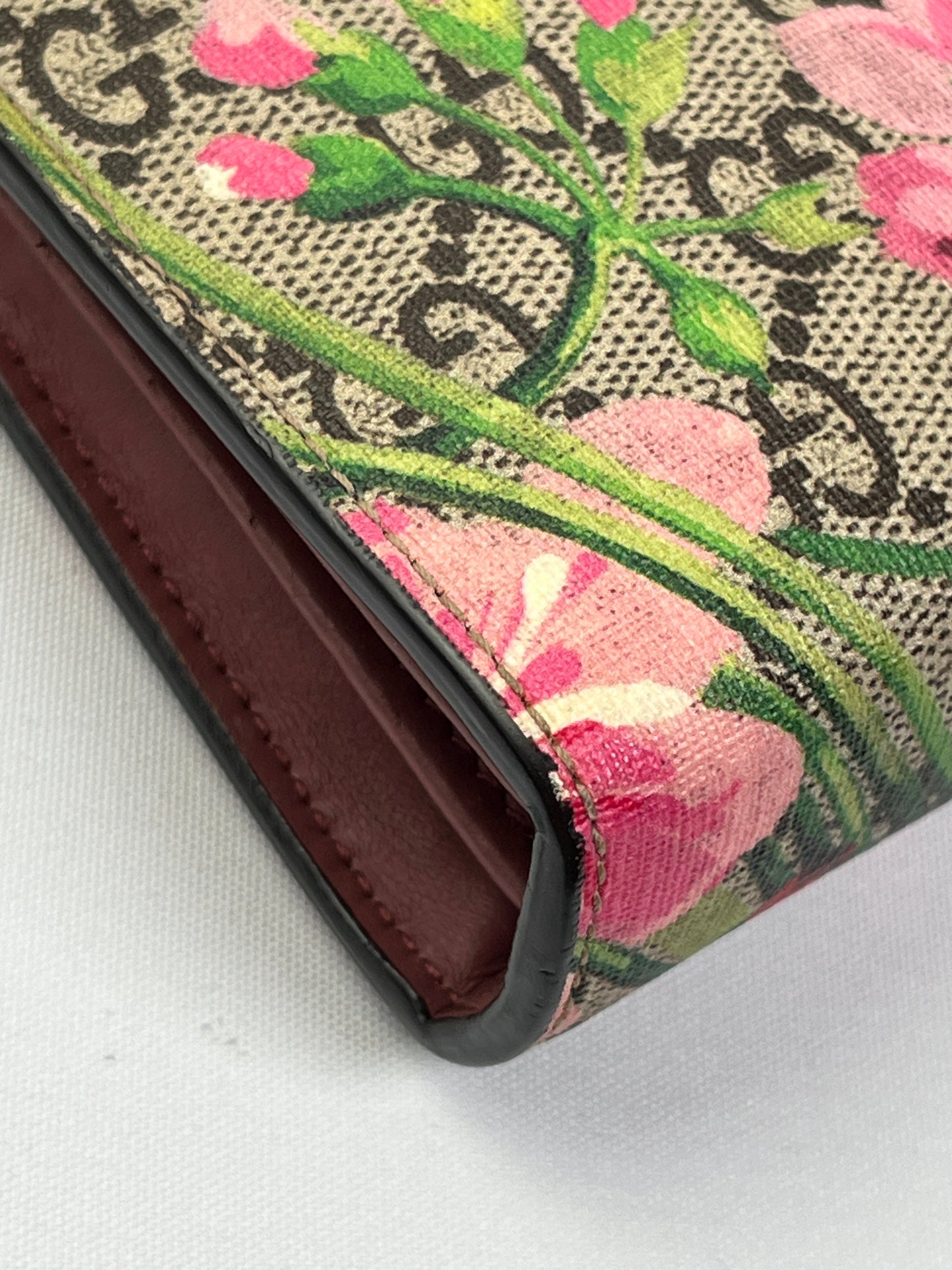 GUCCI - DIONYSUS GG SUPREME BLOOMS PRINT CHAIN WALLET