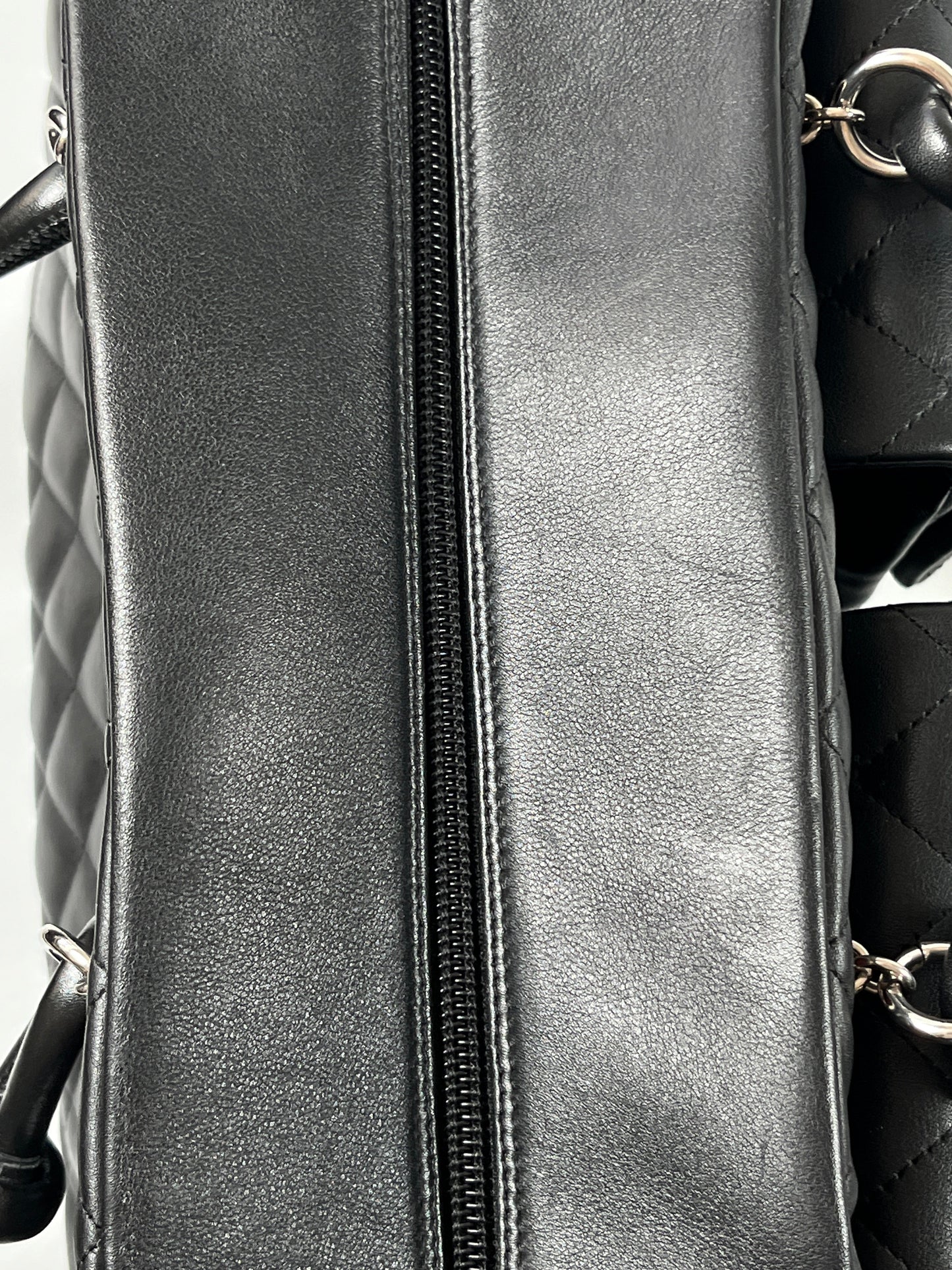 CHANEL - LARGE CAMBON REPORTER BAG BLACK