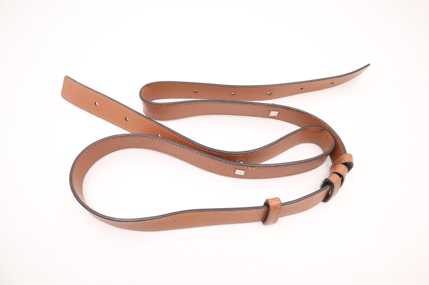 LOEWE Small Hammock Bag in Brown Leather