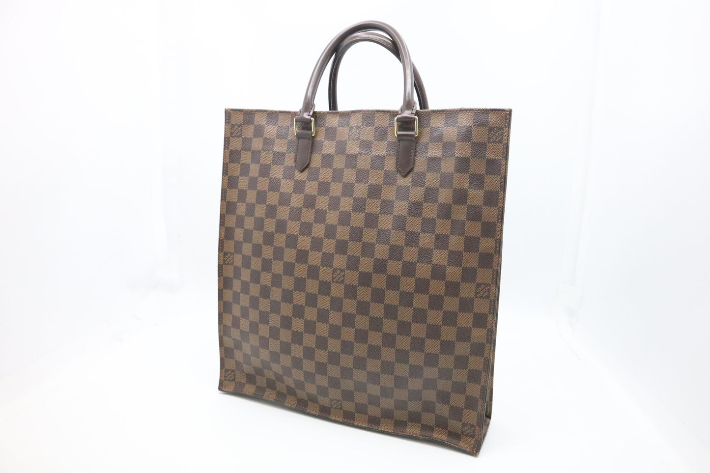 Louis Vuitton Sac Plat in Damier Ebene Canvas