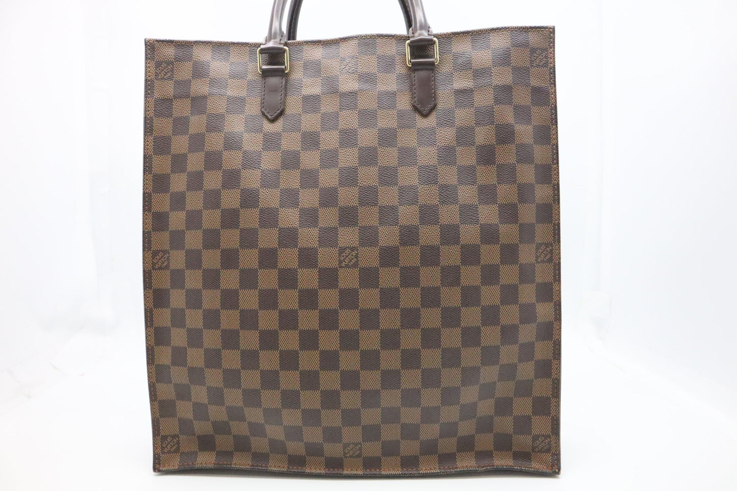 Louis Vuitton Sac Plat in Damier Ebene Canvas