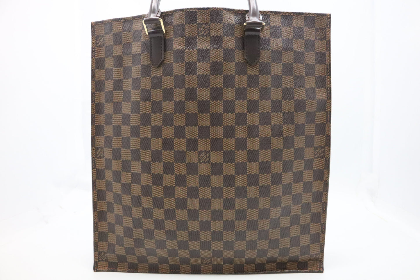 Louis Vuitton Sac Plat in Damier Ebene Canvas