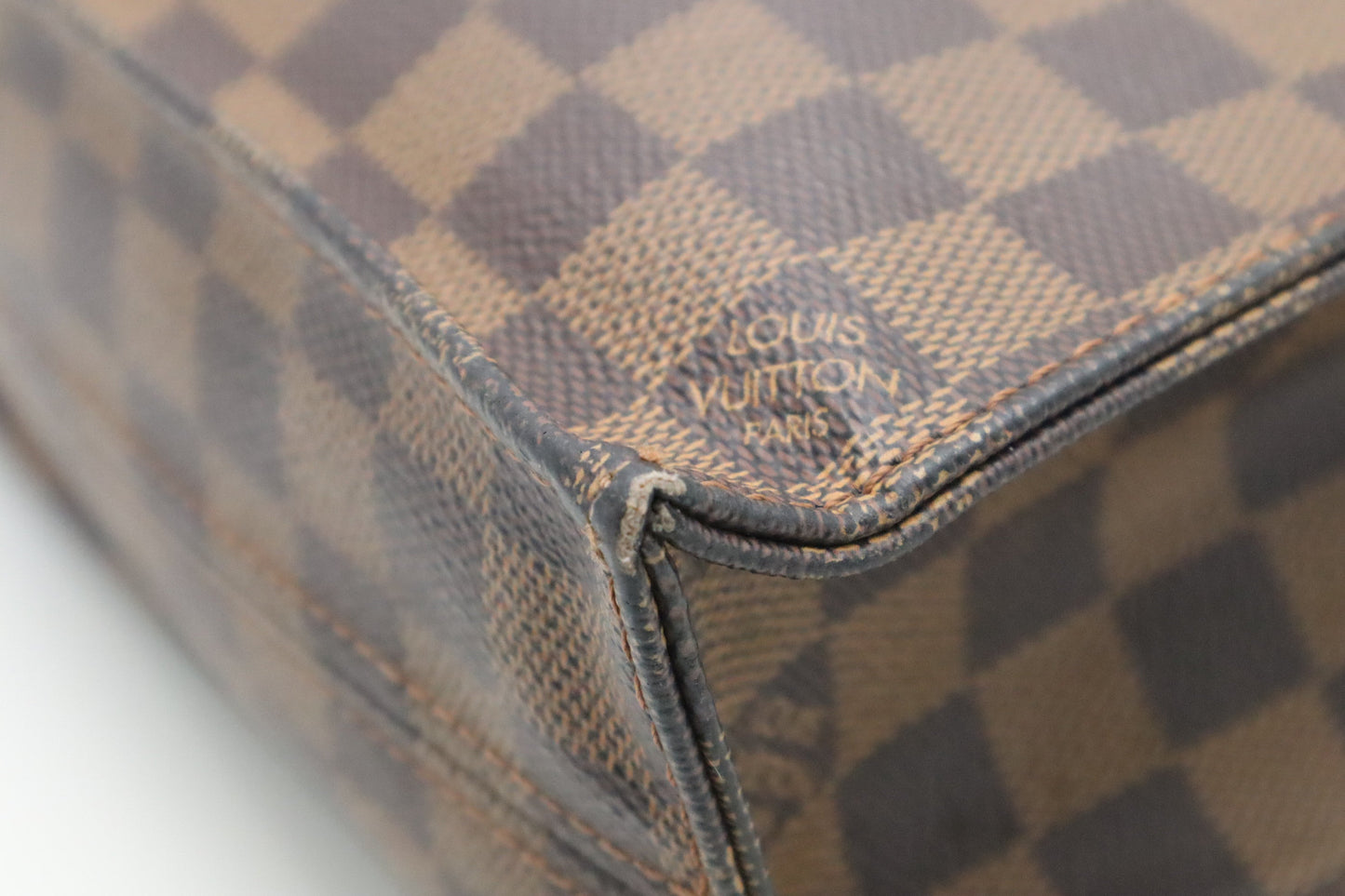 Louis Vuitton Sac Plat in Damier Ebene Canvas