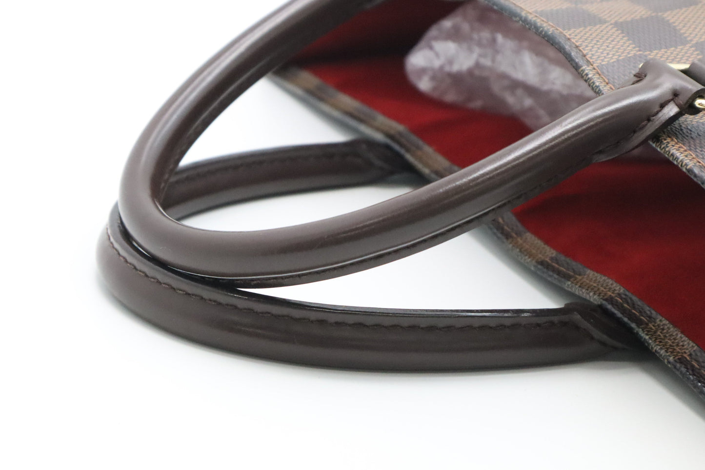 Louis Vuitton Sac Plat in Damier Ebene Canvas