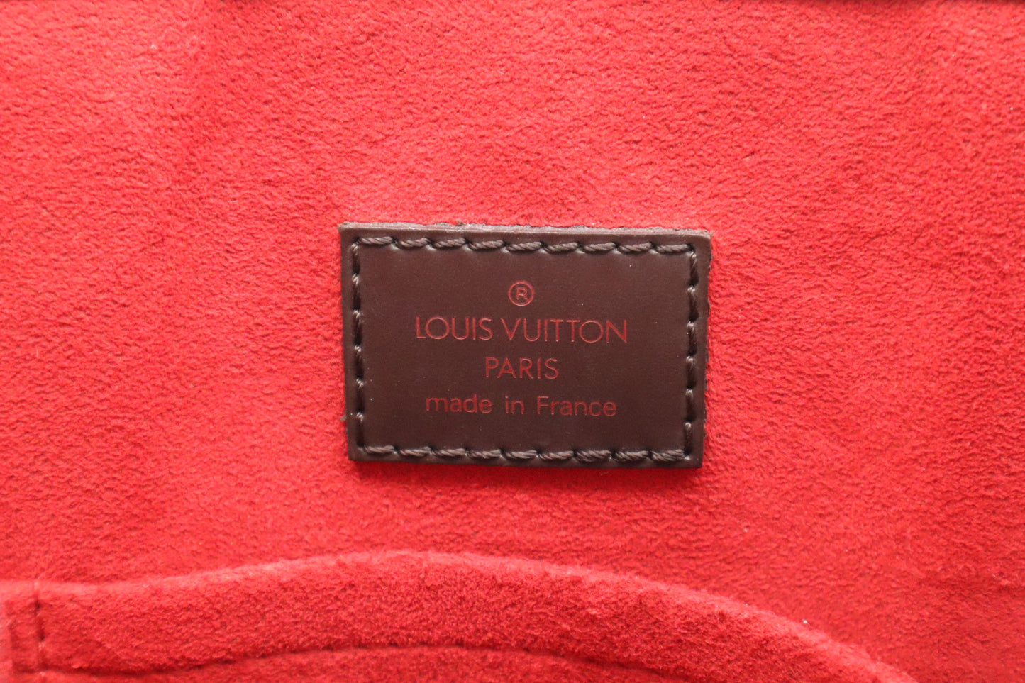 Louis Vuitton Sac Plat in Damier Ebene Canvas