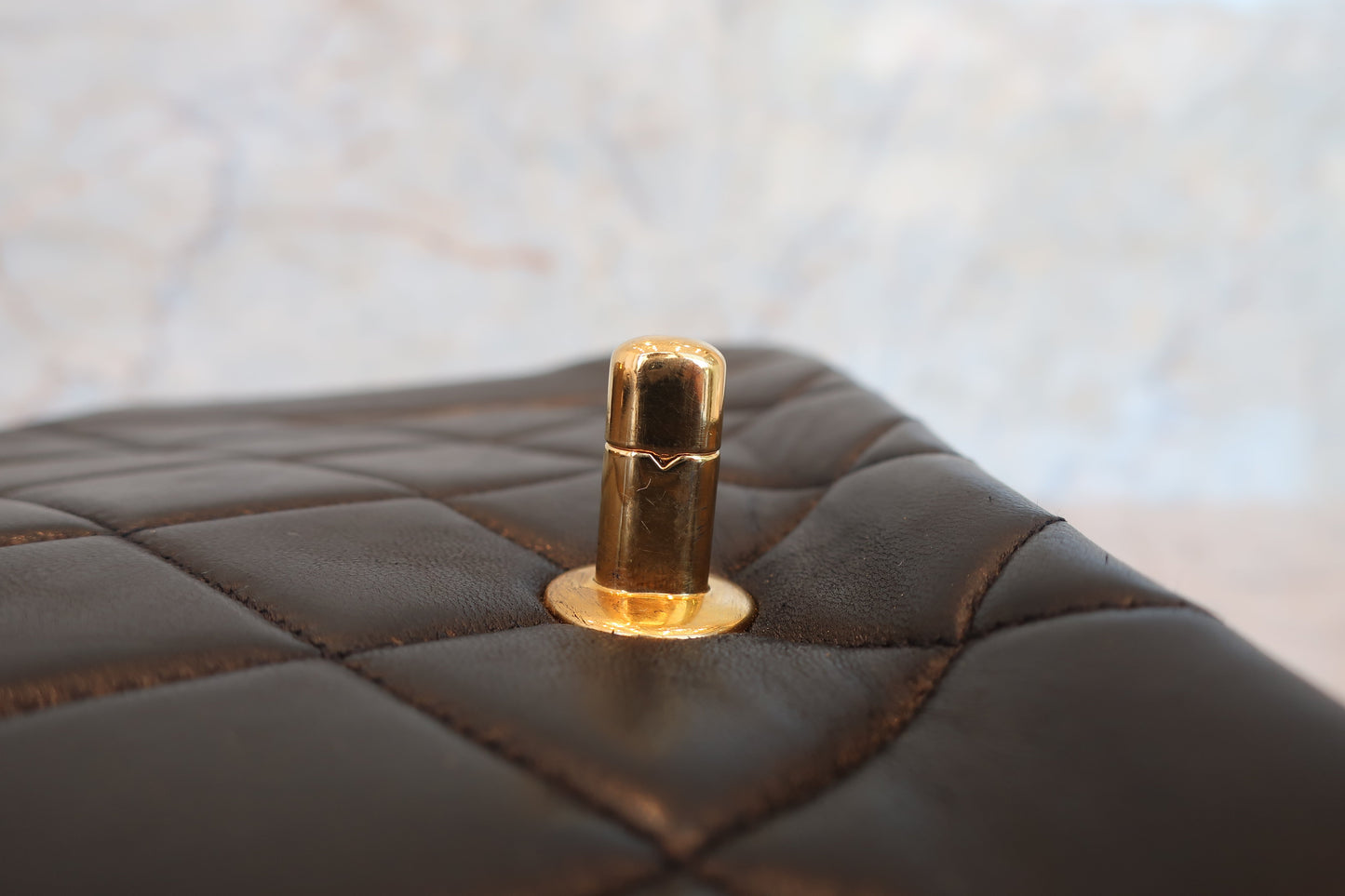 CHANEL/シャネル ダイアナマトラッセチェーンショルダーバッグ ラムスキン ブラック/ゴールド金具 ショルダーバッグ 700070184