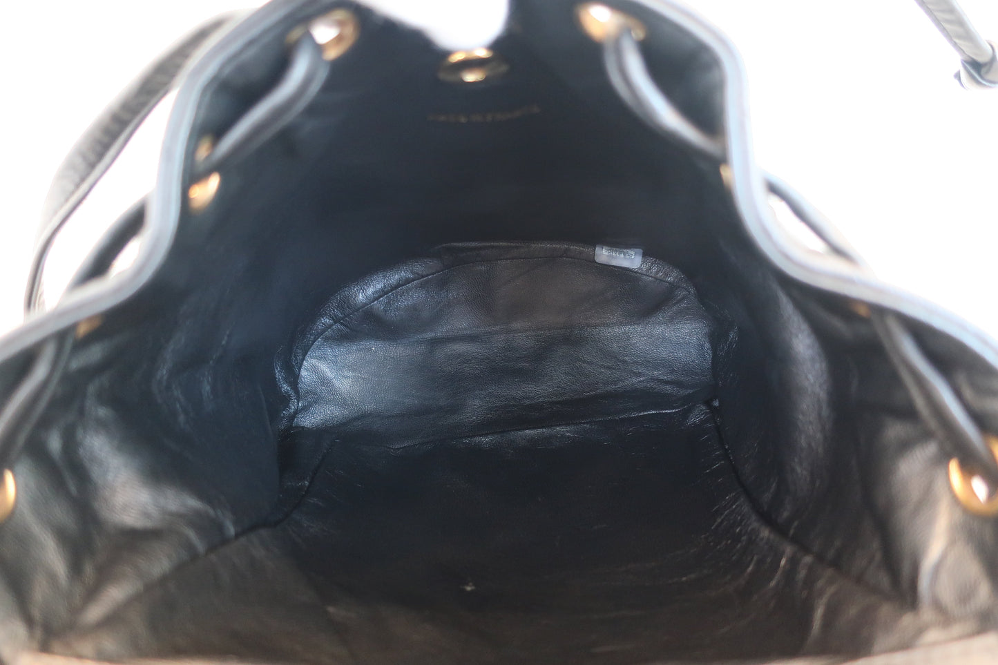 CHANEL/シャネル マトラッセチェーンリュック ラムスキン ブラック/ゴールド金具 リュック 700070193