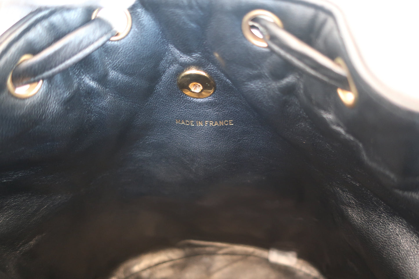 CHANEL/シャネル マトラッセチェーンリュック ラムスキン ブラック/ゴールド金具 リュック 700070193