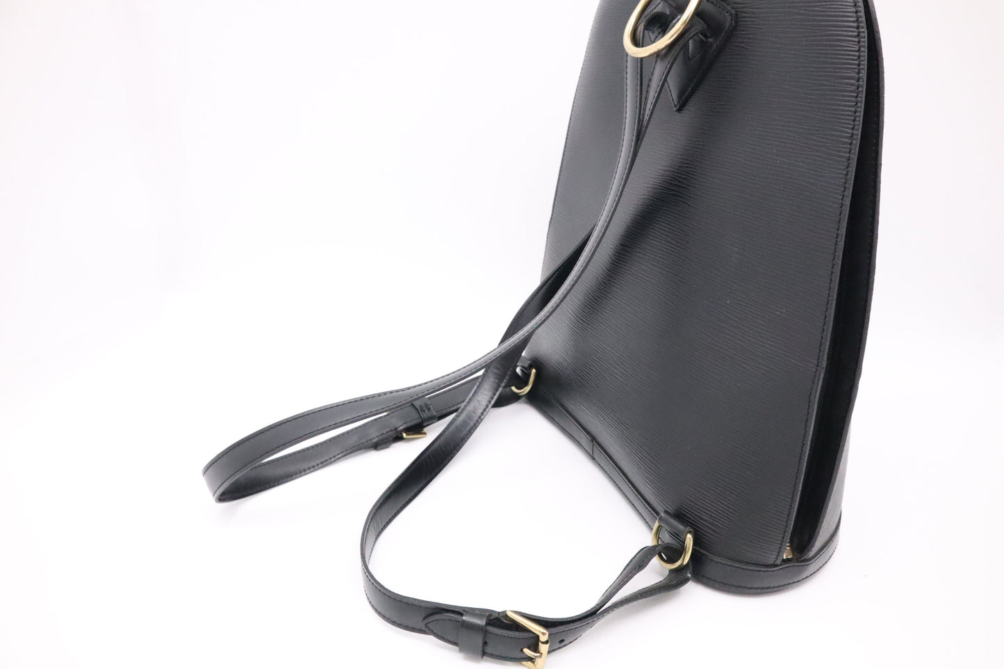 Louis Vuitton Gobelin Backpack in Black Epi Leather