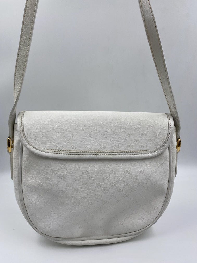 Vintage Gucci Canvas Crossbody Bag