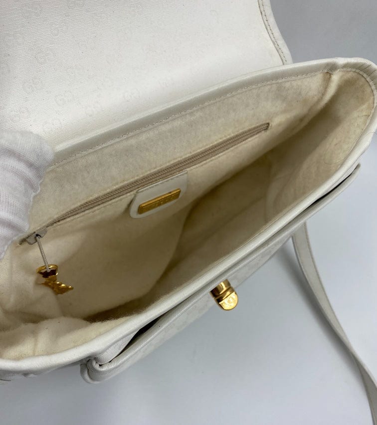 Vintage Gucci Canvas Crossbody Bag