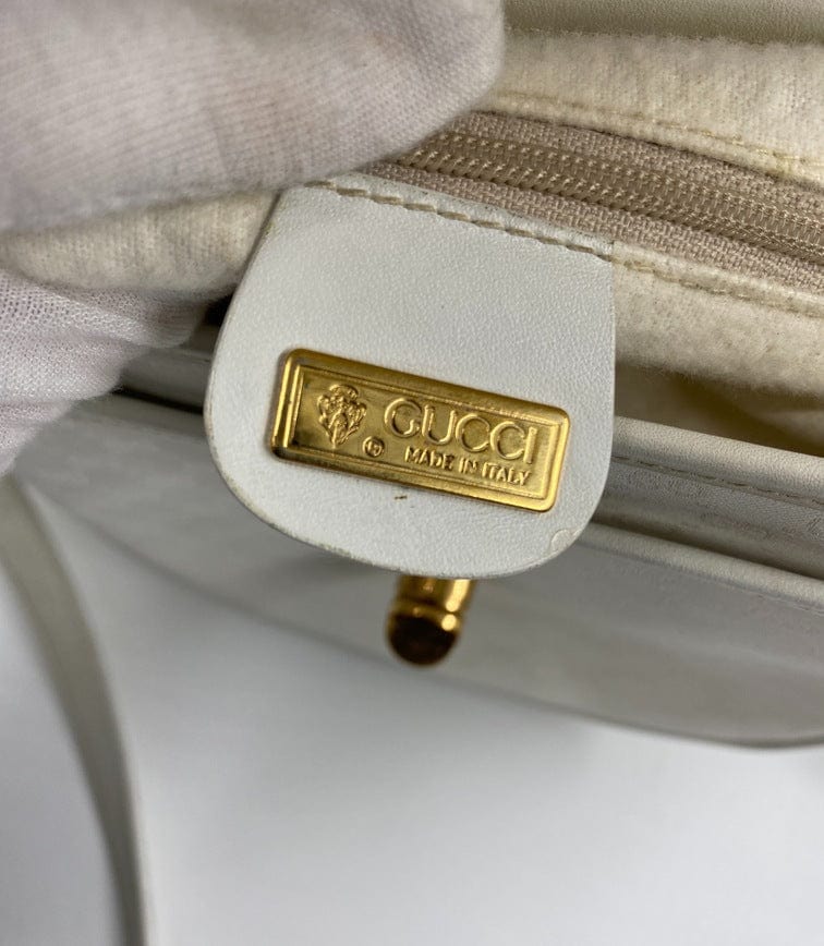 Vintage Gucci Canvas Crossbody Bag