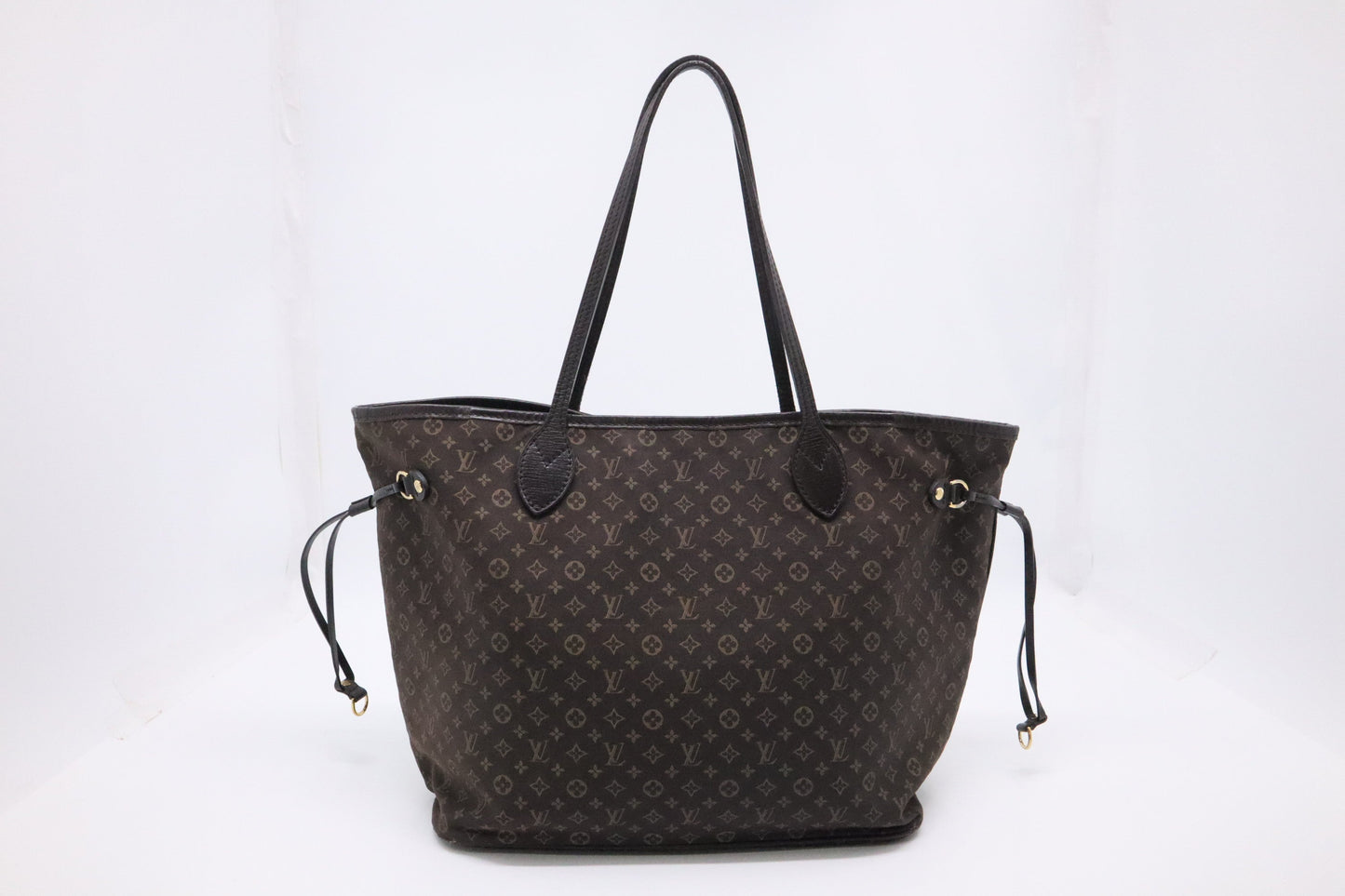 Louis Vuitton Mini Lin Idylle Neverfull MM Tote Bag in Ebene Monogram