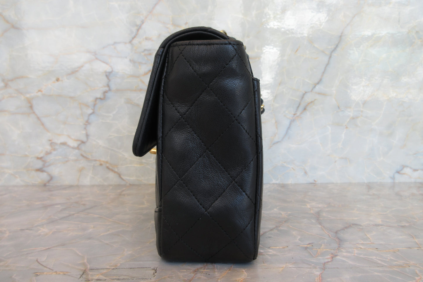 CHANEL/シャネル マトラッセチェーンショルダーバッグ ラムスキン ブラック/ゴールド金具 ショルダーバッグ 700070164