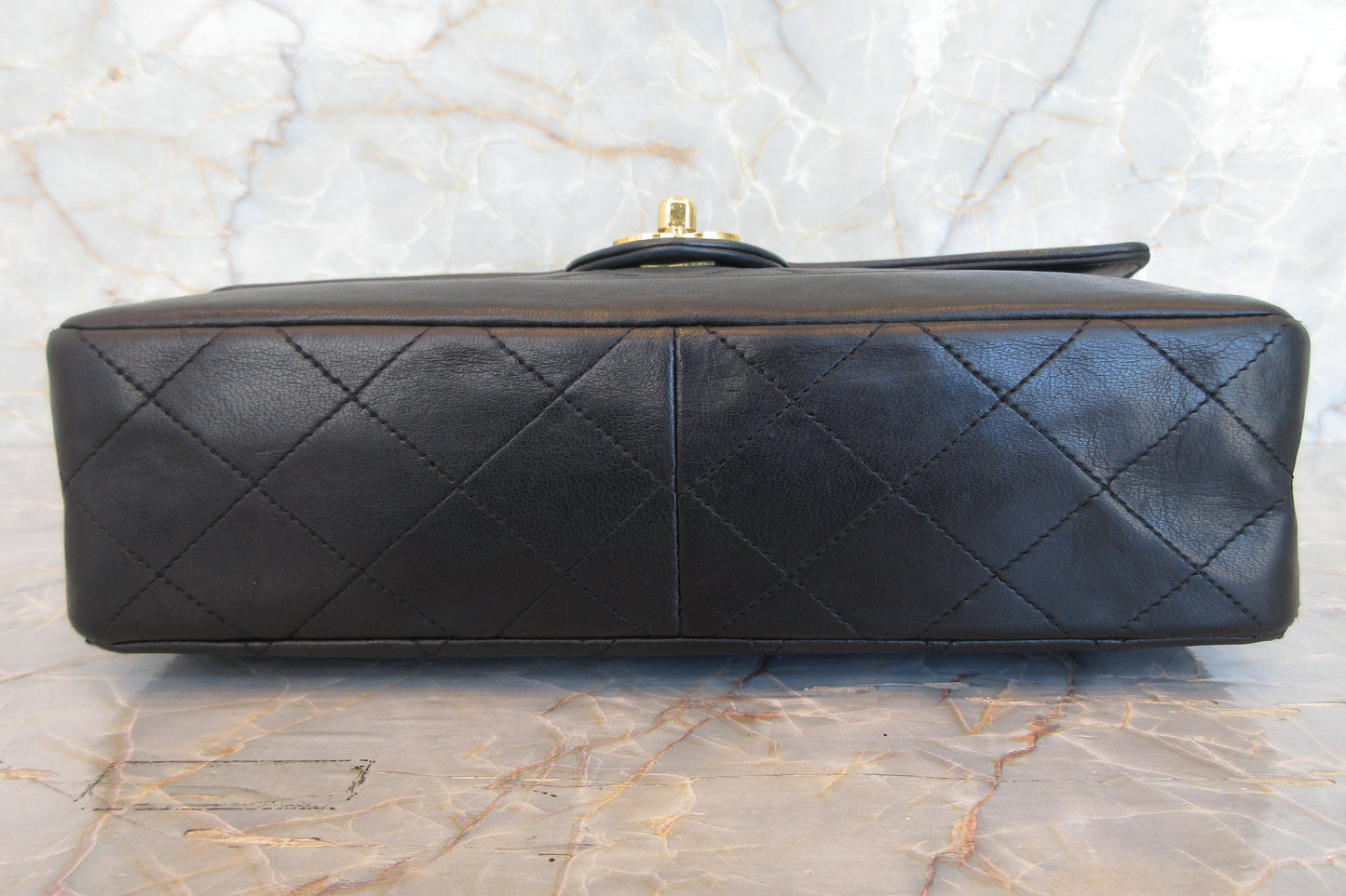 CHANEL/シャネル マトラッセチェーンショルダーバッグ ラムスキン ブラック/ゴールド金具 ショルダーバッグ 700070164