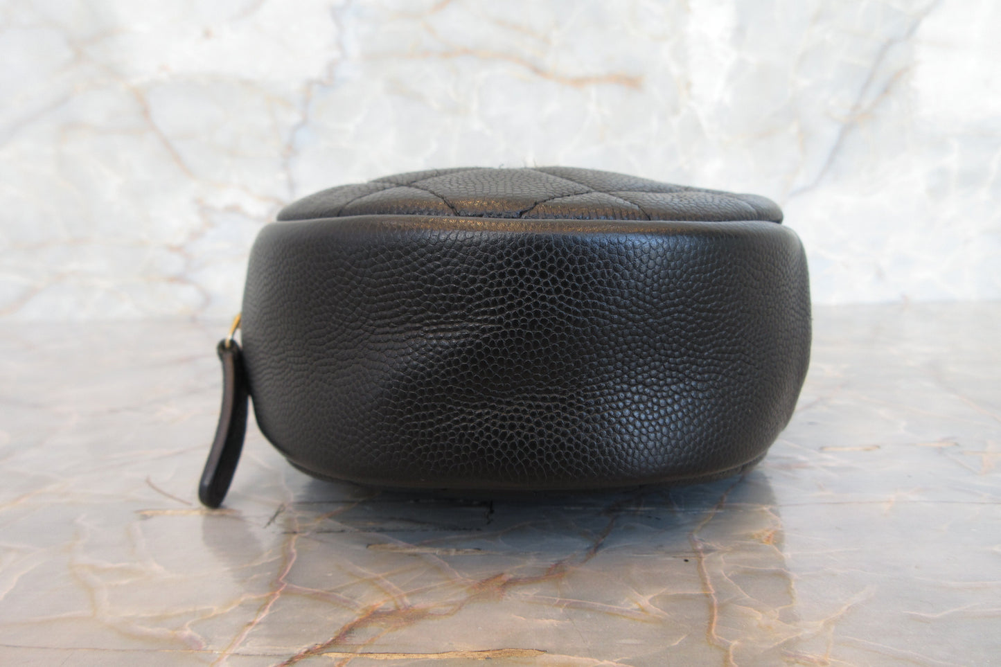 CHANEL/シャネル マトラッセラウンドチェーンショルダーバッグ キャビアスキン ブラック/ゴールド金具 ショルダーバッグ 700070224