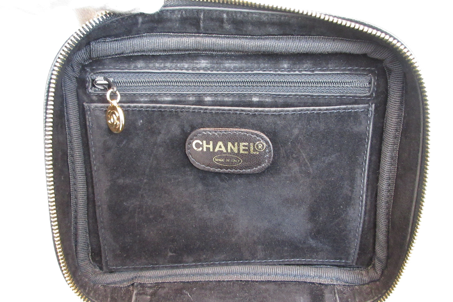 CHANEL/シャネル ココマーク2WAYチェーンショルダーバッグ キャビアスキン ブラック/ゴールド金具 バニティ 700070227