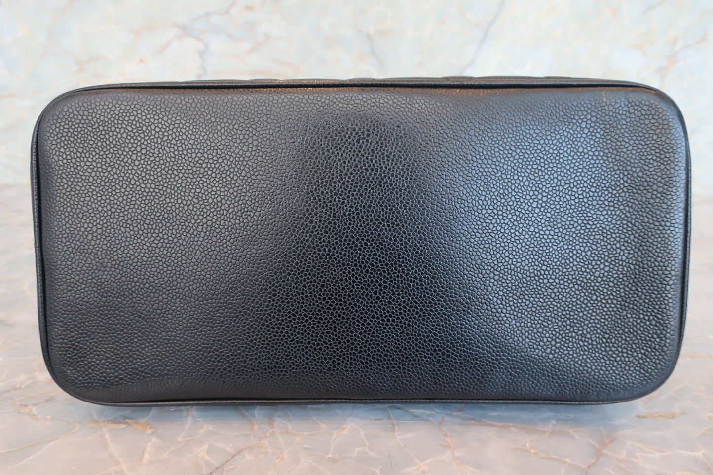 CHANEL/シャネル 復刻トート キャビアスキン ブラック/シルバー金具 トートバッグ 700070242