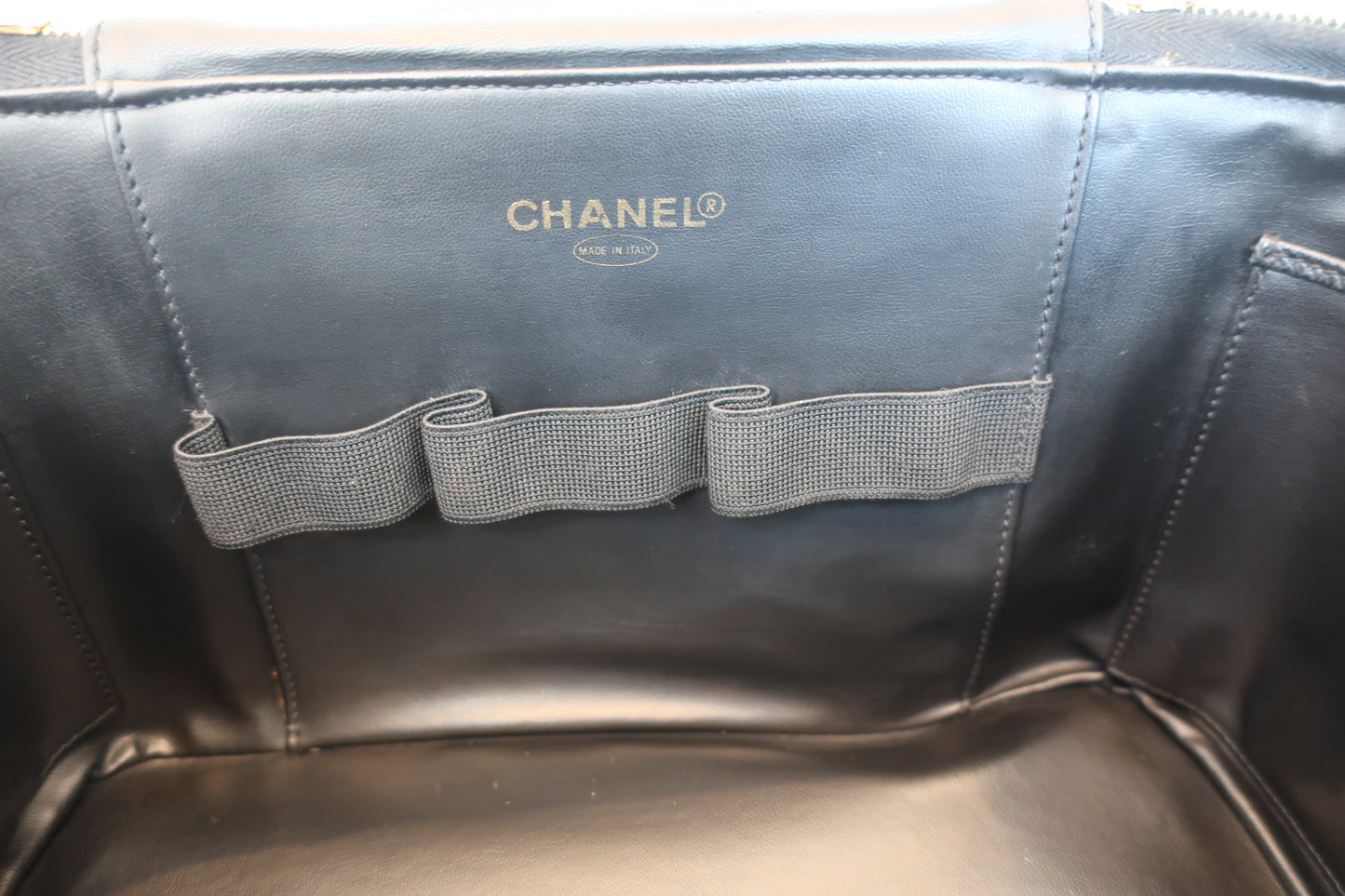 CHANEL/シャネル ココマーク2WAYチェーンショルダーバッグ キャビアスキン ブラック/ゴールド金具 バニティ 700070262