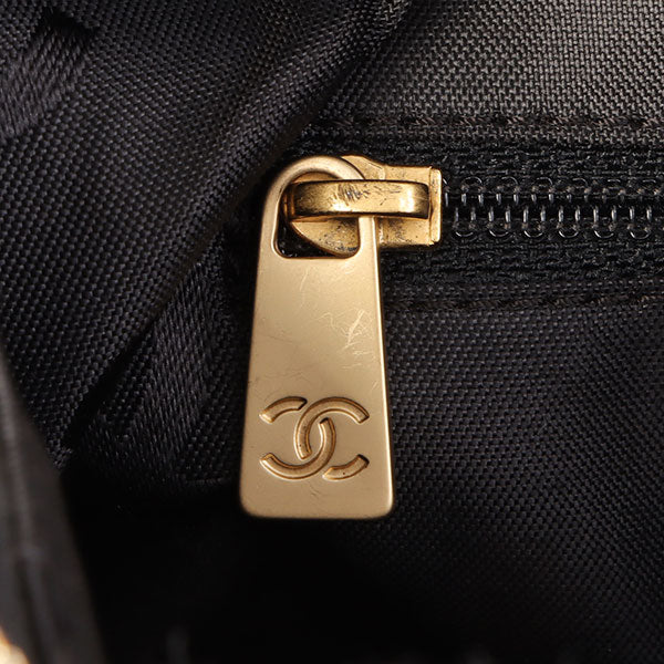 Chanel Around 2005 Made Caviar Skin Wild Stitch Cc Mark Shoulder Bag Black