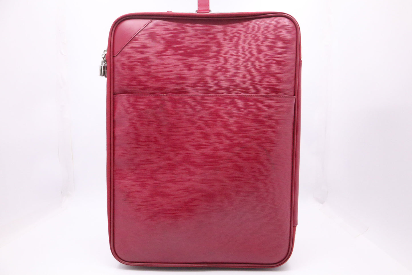 Louis Vuitton Pegase 55 in Rouge Pomodoro Epi Leather