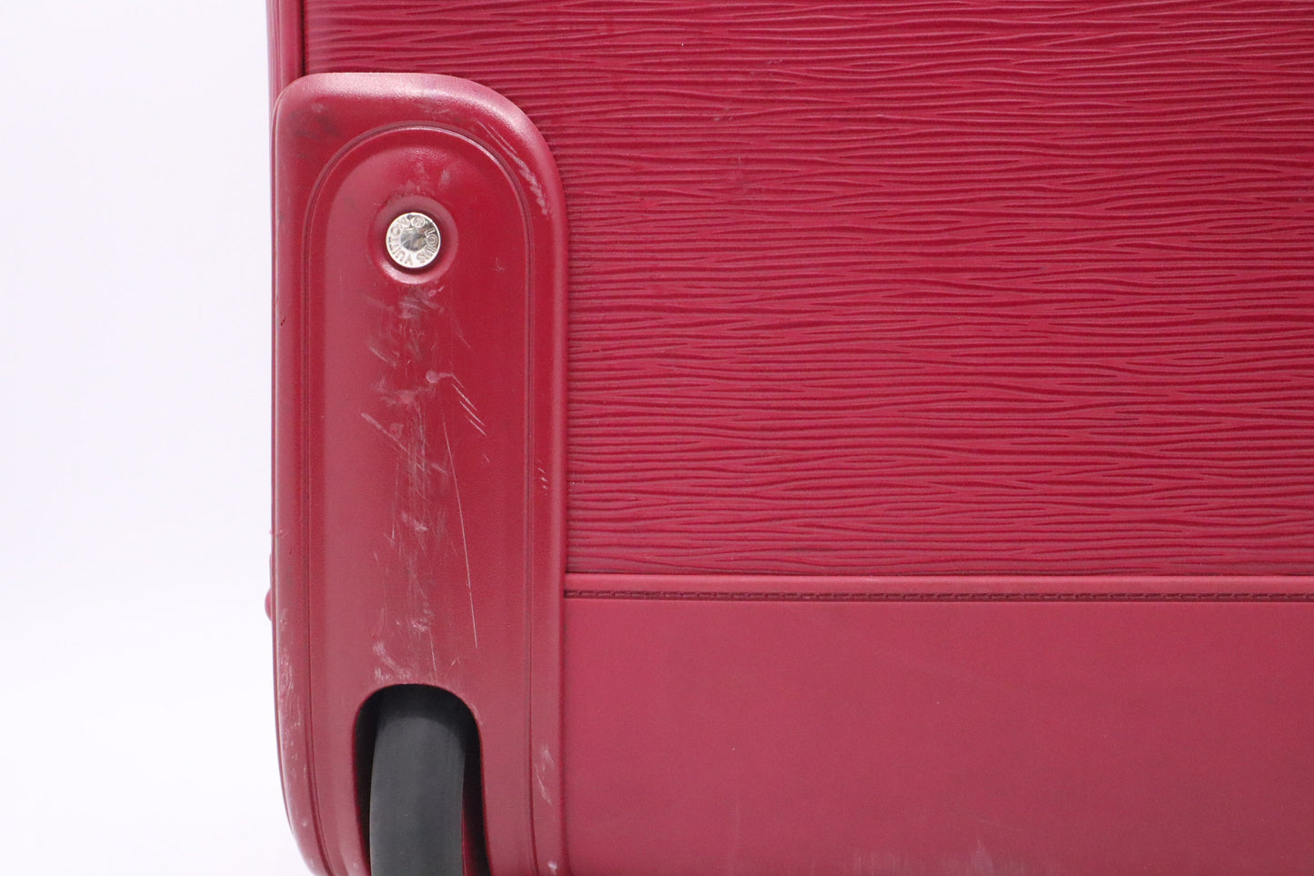Louis Vuitton Pegase 55 in Rouge Pomodoro Epi Leather