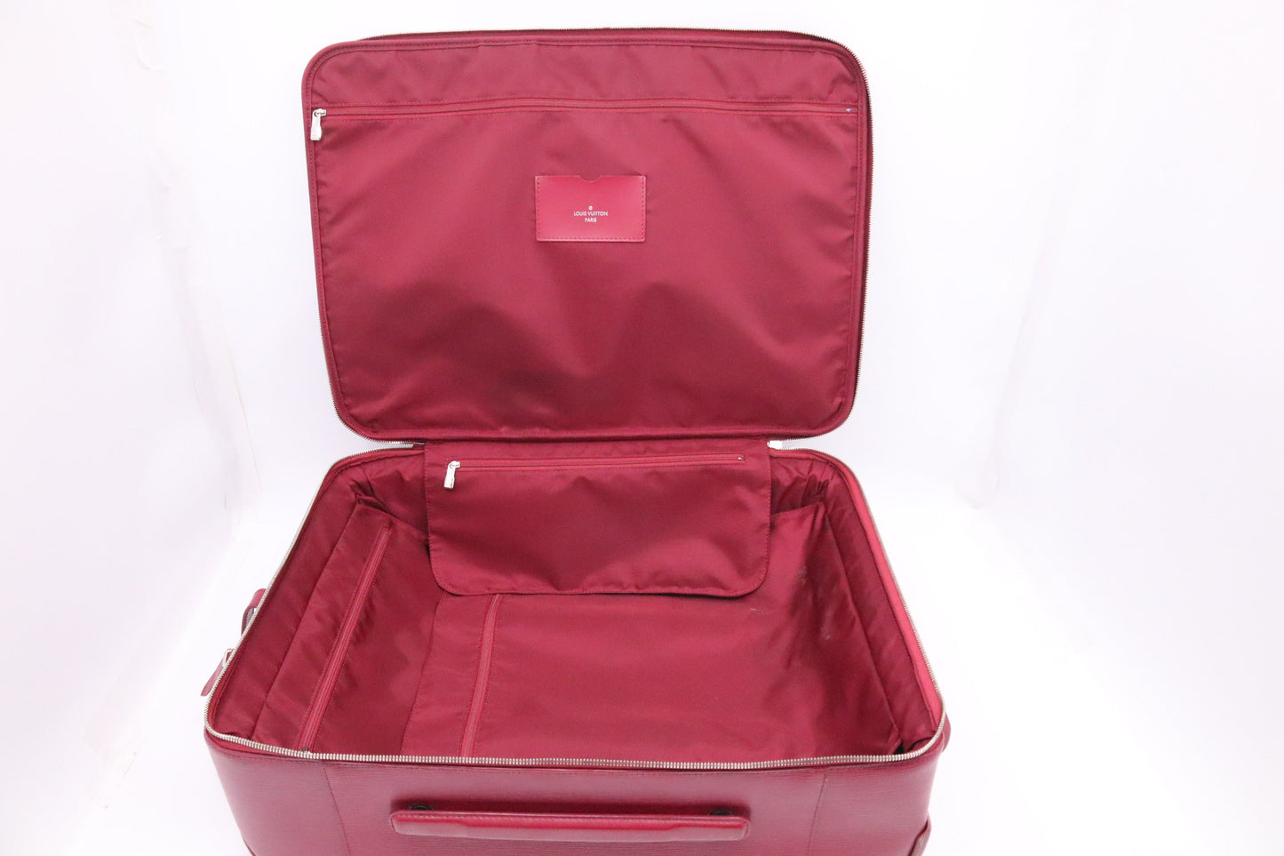 Louis Vuitton Pegase 55 in Rouge Pomodoro Epi Leather