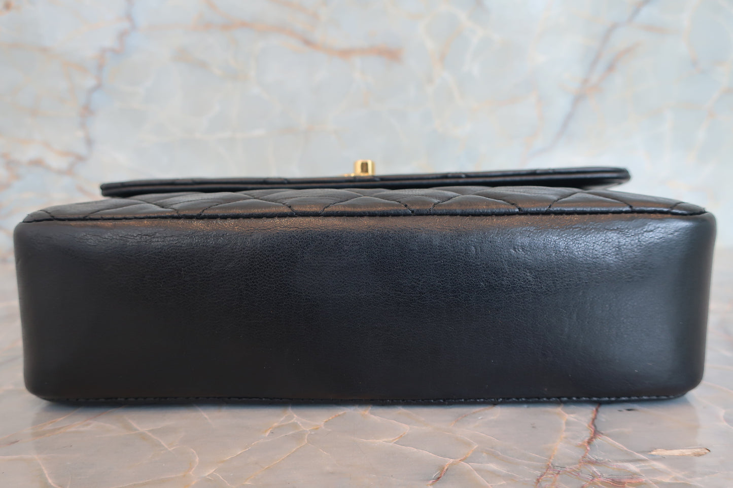 CHANEL/シャネル ミニマトラッセチェーンショルダーバッグ ラムスキン ブラック/ゴールド金具 ショルダーバッグ 700070275