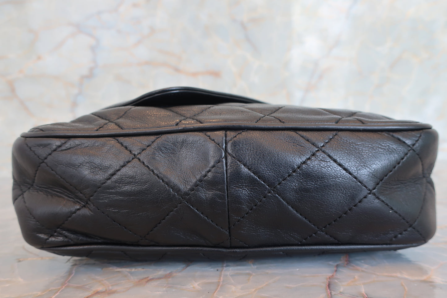 CHANEL/シャネル マトラッセフリンジチェーンショルダーバッグ ラムスキン ブラック/ゴールド金具 ショルダーバッグ 700070252