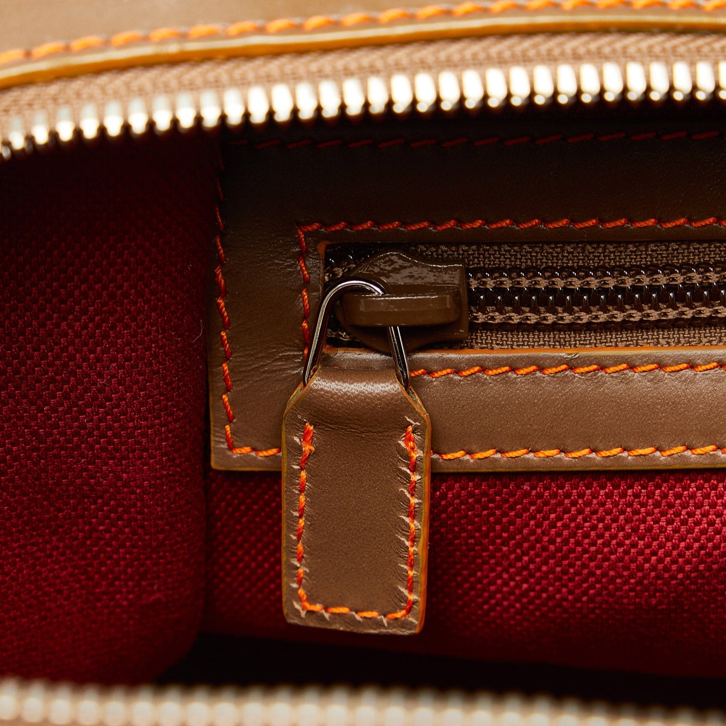 Brown Gucci GG Supreme Web Duffle Tote Satchel