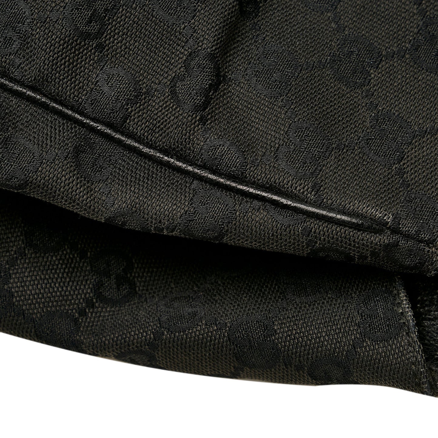 Gucci GG Canvas Nailhead Jackie Shoulder Bag