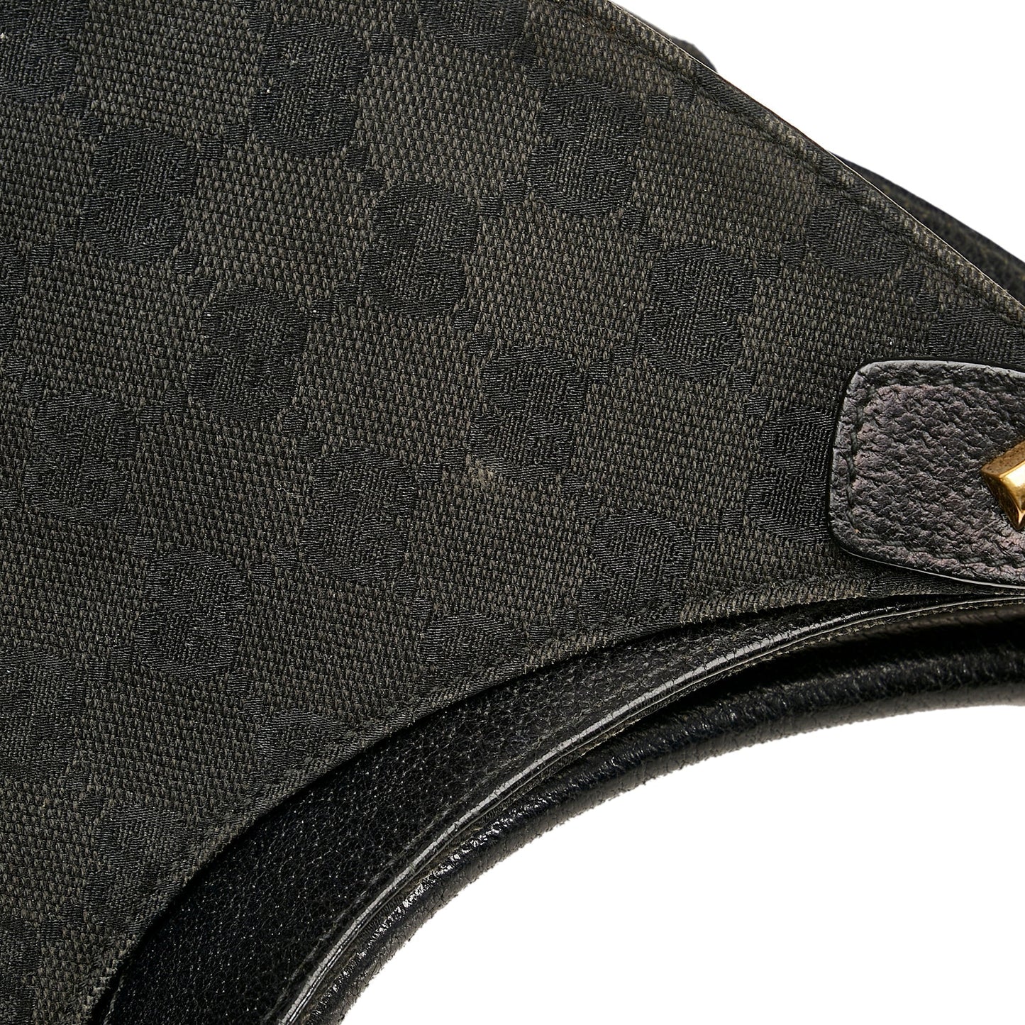 Gucci GG Canvas Nailhead Jackie Shoulder Bag