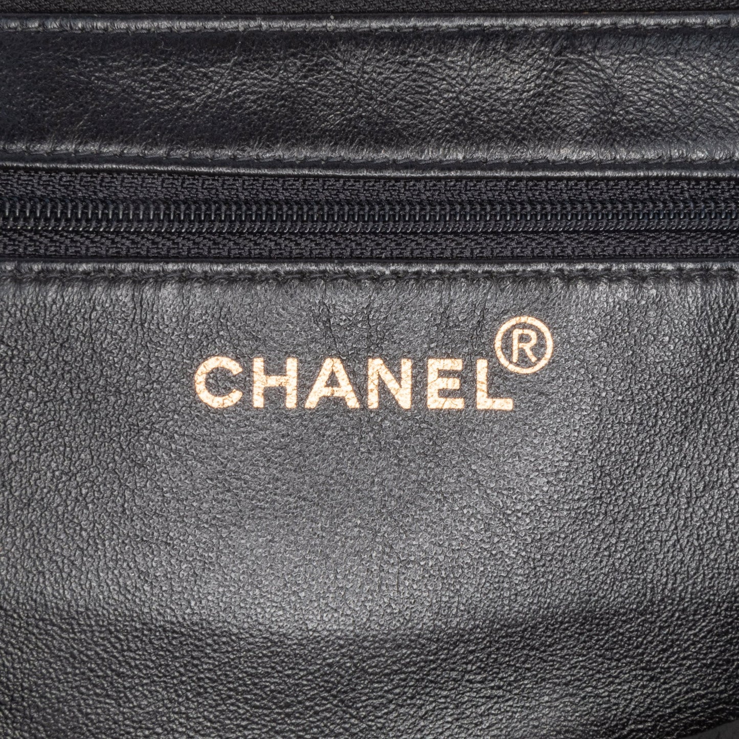 Black Chanel Quilted Lambskin Shoulder Bag