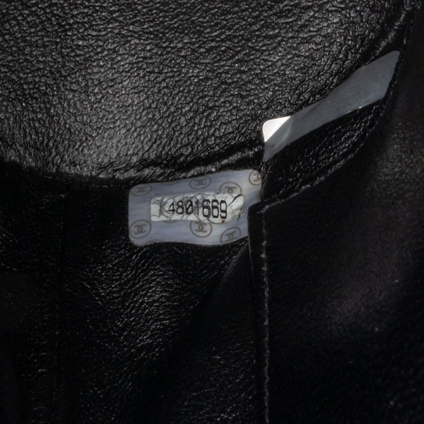 Black Chanel Quilted Lambskin Shoulder Bag