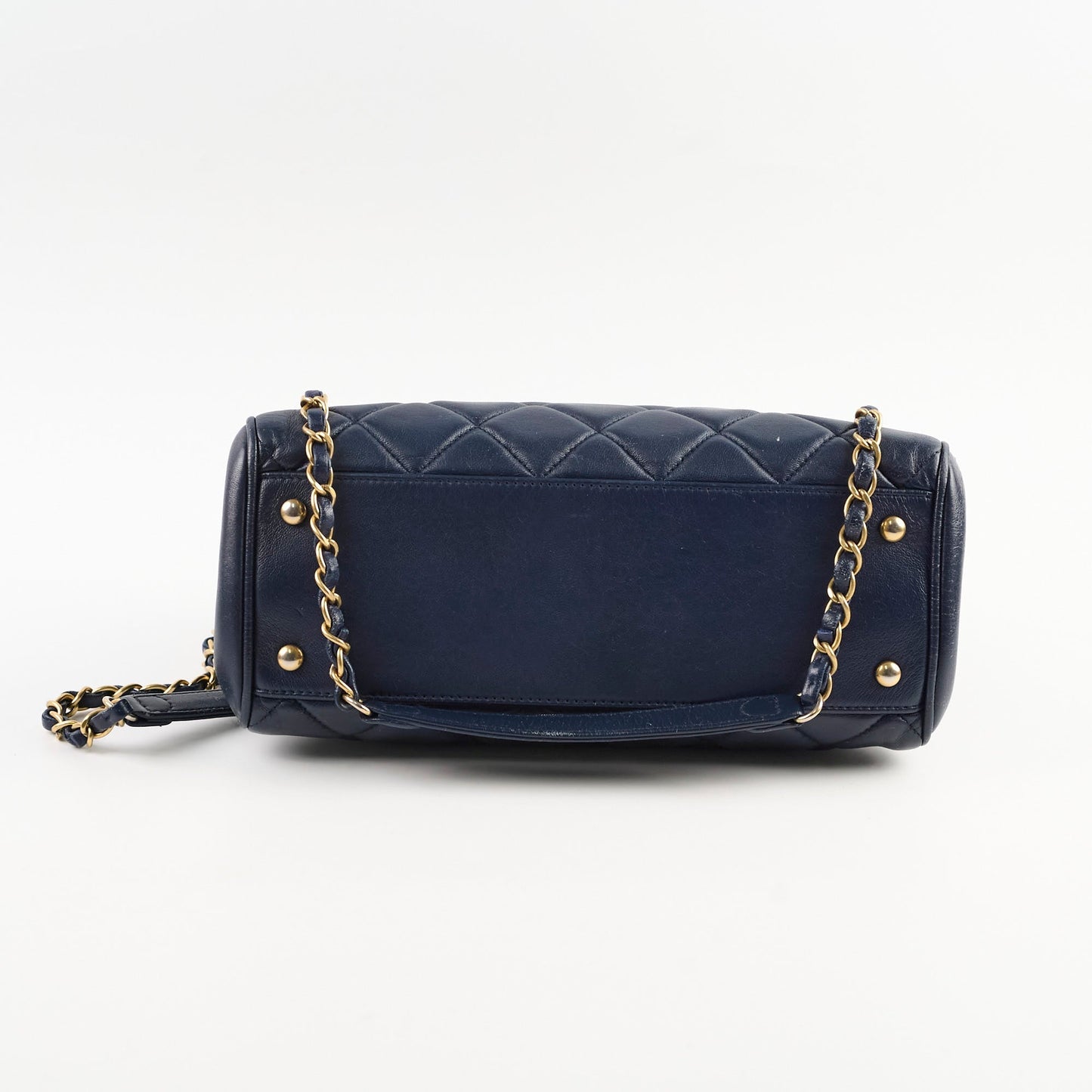 Chanel Seasonal Shoulder Bag Navy