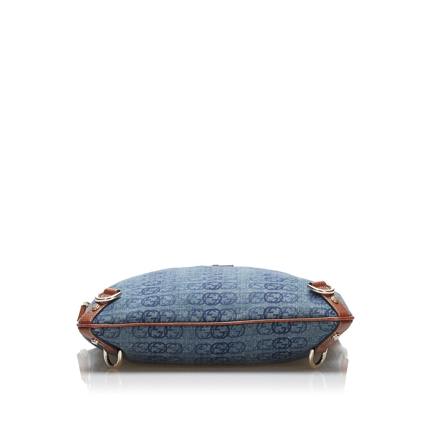 Gucci GG Denim Abbey D-Ring Crossbody Bag