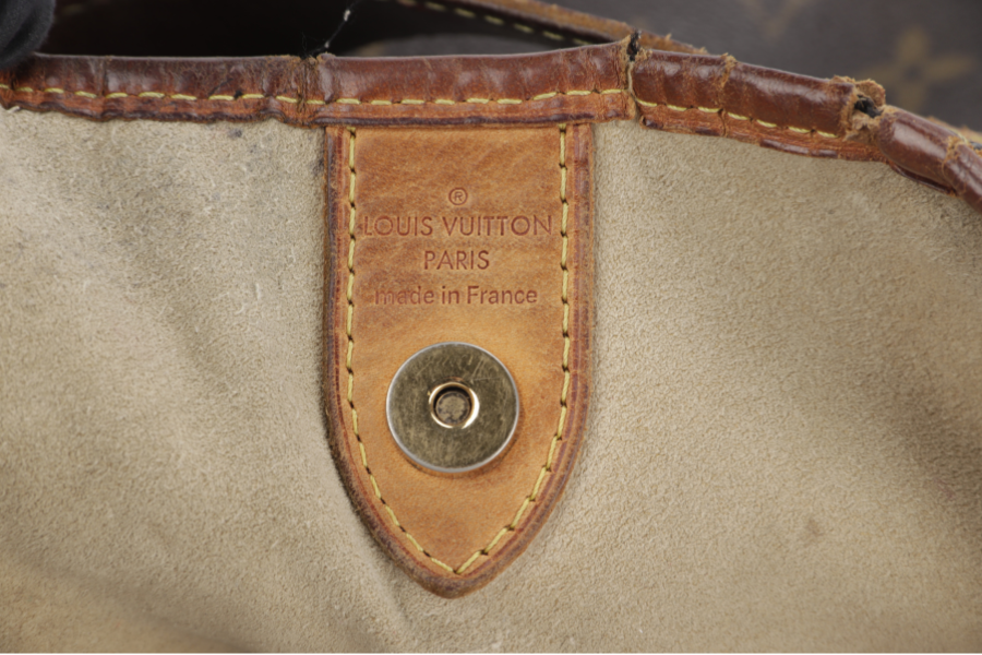 LOUIS VUITTON GALLIERA SHOULDER BAG PM MONOGRAM COATED CANVAS GOLD HARDWARE NO DUST COVER