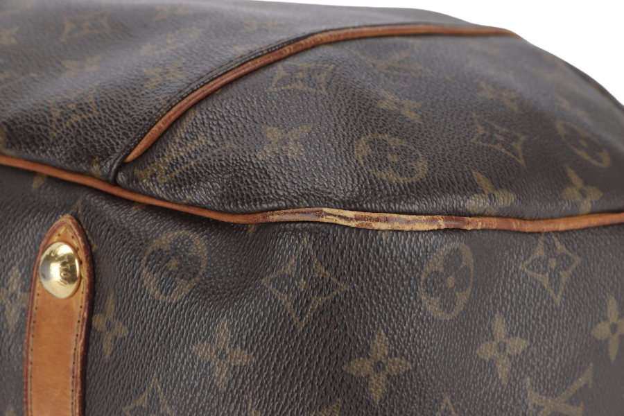 LOUIS VUITTON GALLIERA SHOULDER BAG PM MONOGRAM COATED CANVAS GOLD HARDWARE NO DUST COVER