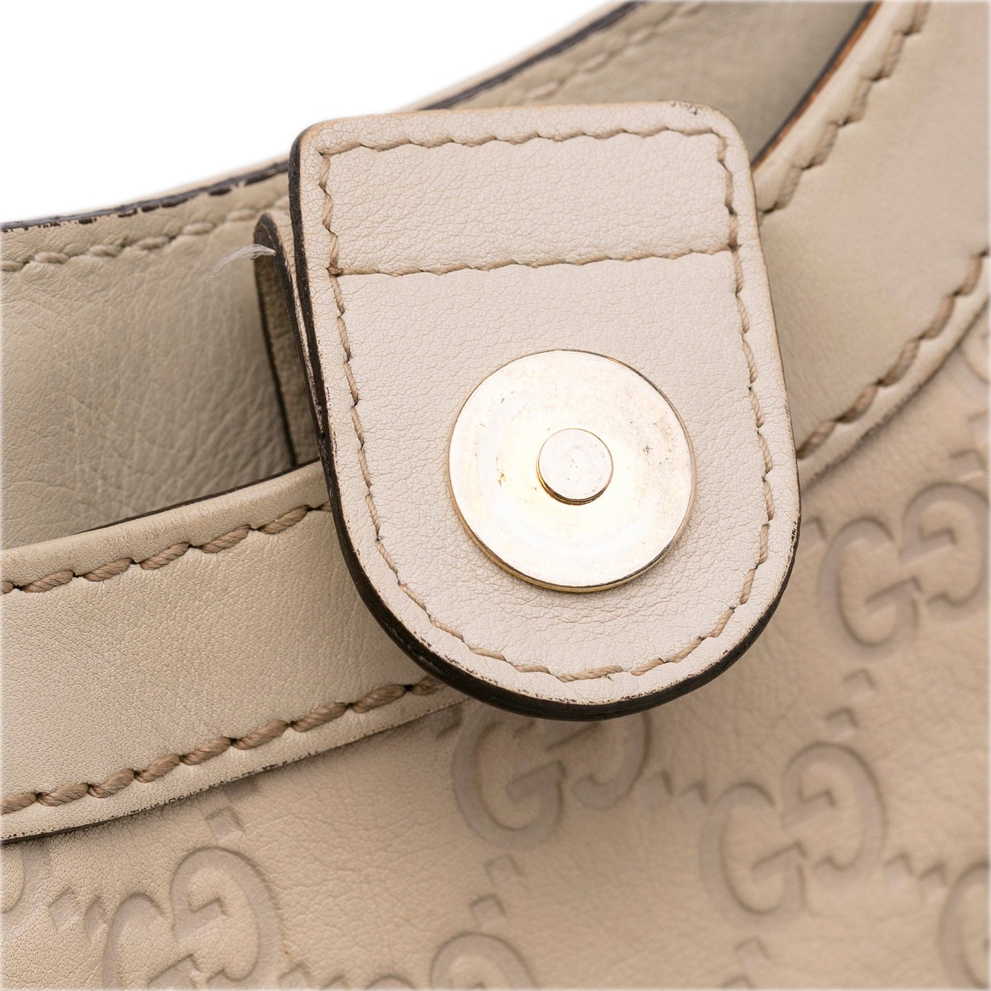 Beige Gucci Guccissima Sukey Tote Bag