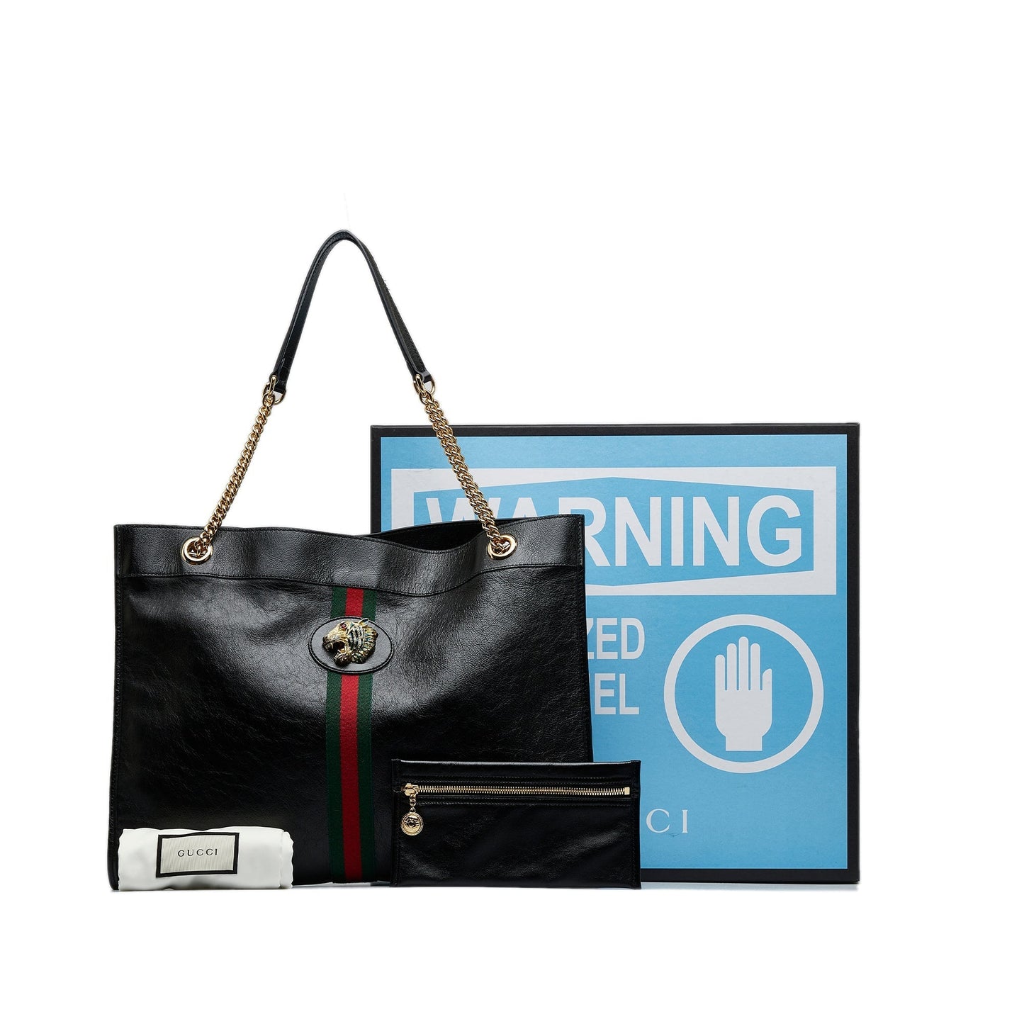 Black Gucci Large Rajah Tote Bag