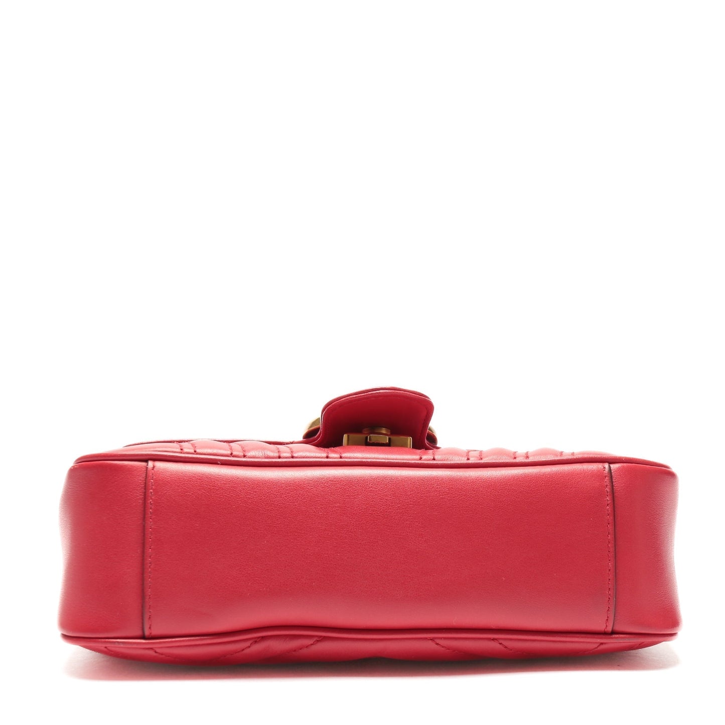 GUCCI GG Marmont Mini Shoulder Chain Red