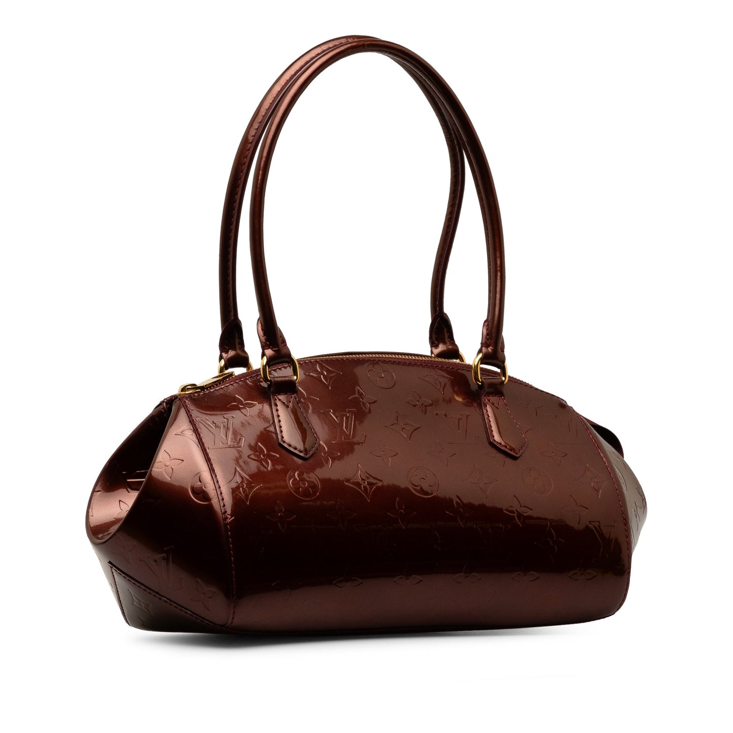 Red Louis Vuitton Monogram Vernis Sherwood PM Shoulder Bag