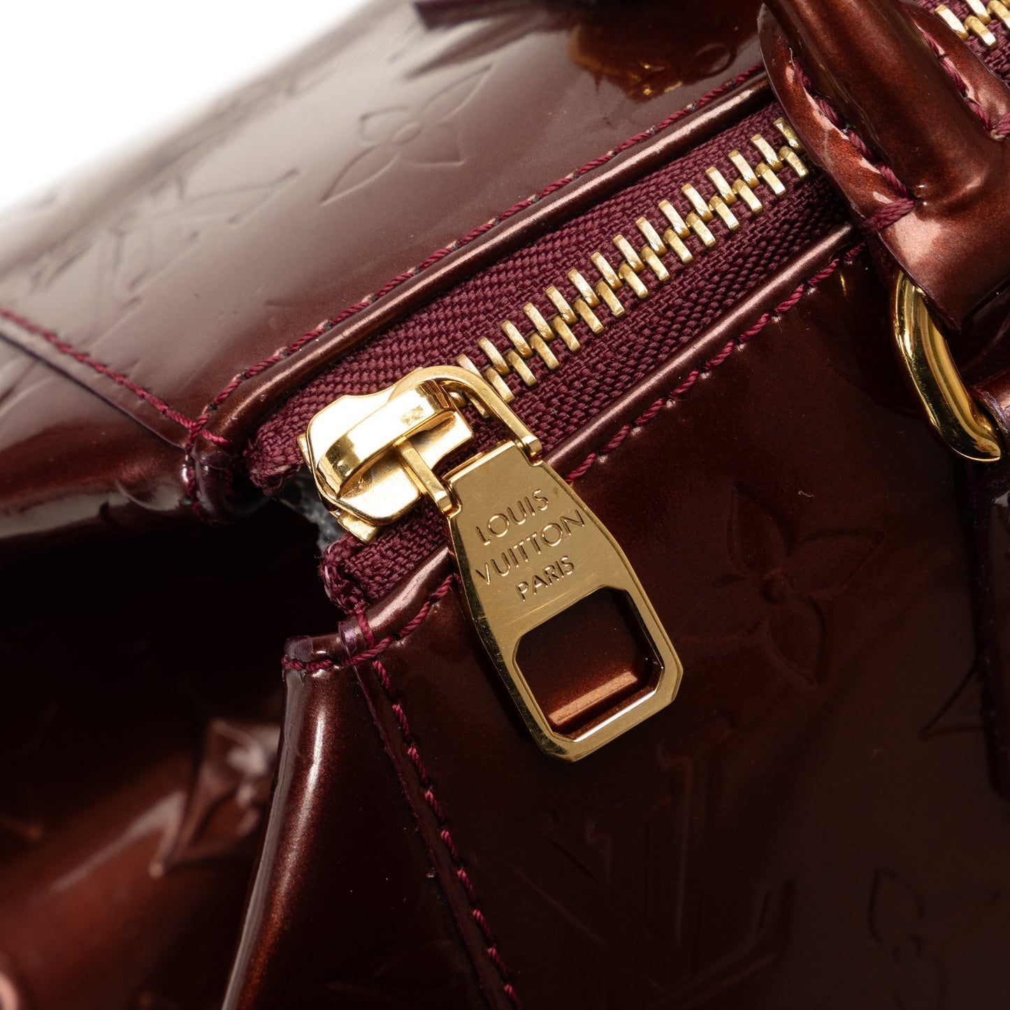 Red Louis Vuitton Monogram Vernis Sherwood PM Shoulder Bag
