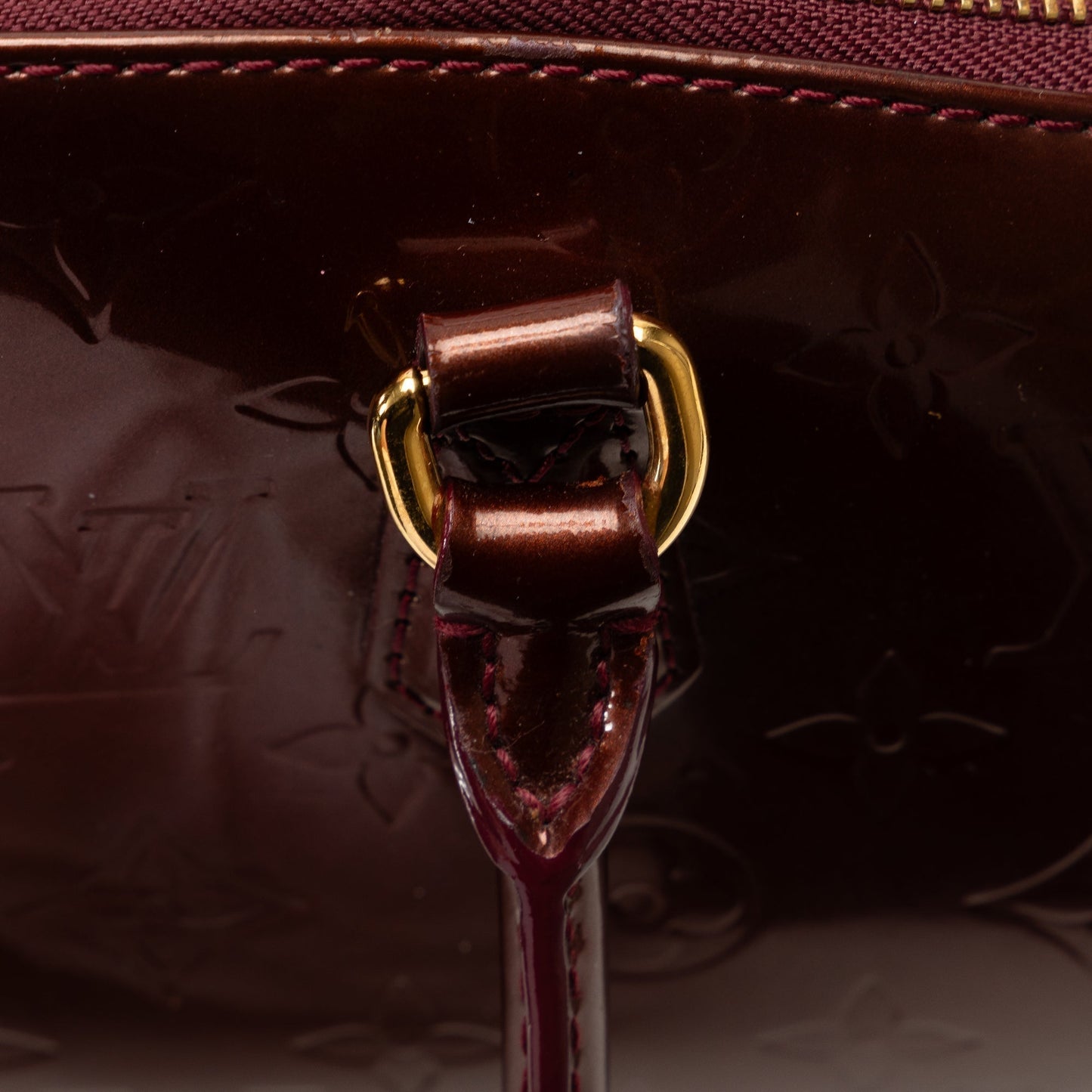 Red Louis Vuitton Monogram Vernis Sherwood PM Shoulder Bag
